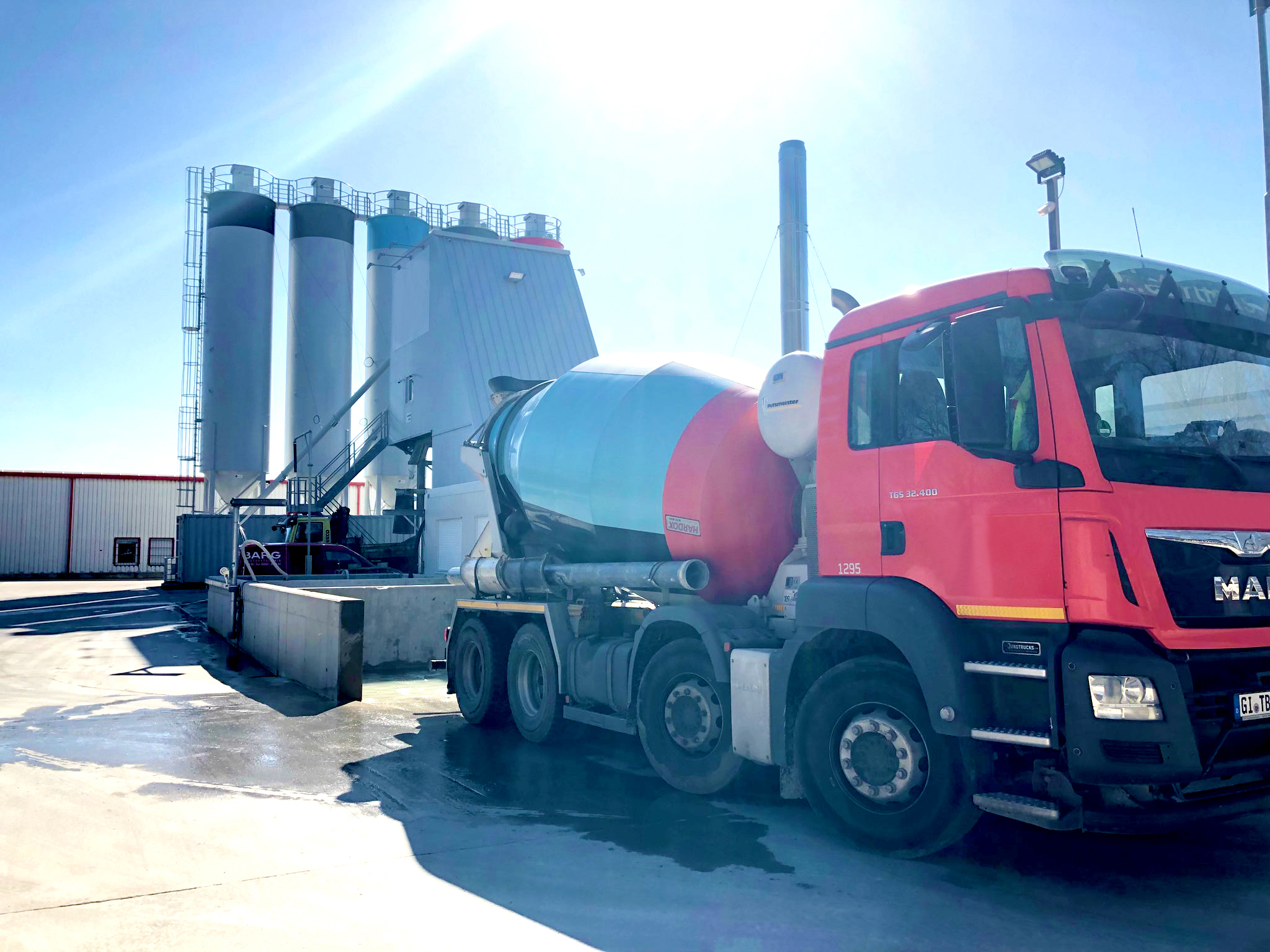 कंक्रीट प्लांट वॉटर रीसाइक्लिंग सिस्टम, जर्मनी में एचपी पंप